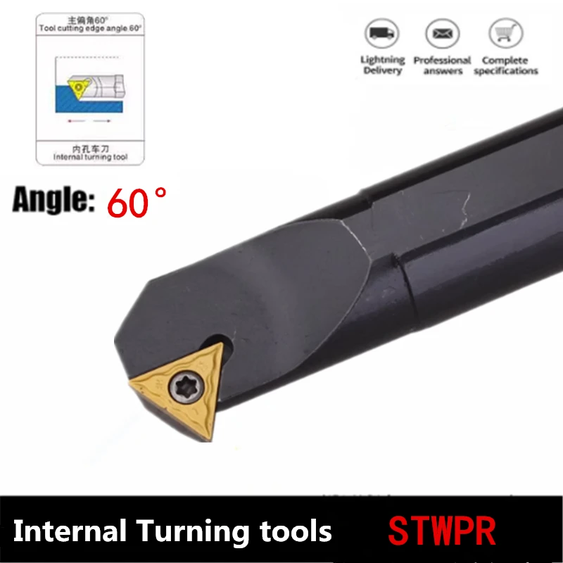 STWPR STWPR09 STWPR11 S08K S16Q S10K S12M S14N S20R Internal Turning Tool Holder CNC Lathe Cutting Bar Use TPMT Carbide Inserts
STWPR STWPR09 STWPR11 S08K S16Q S10K S12M S14N S20R Internal Turning Tool Holder CNC Lathe Cutting Bar Use TPMT Carbide Inserts