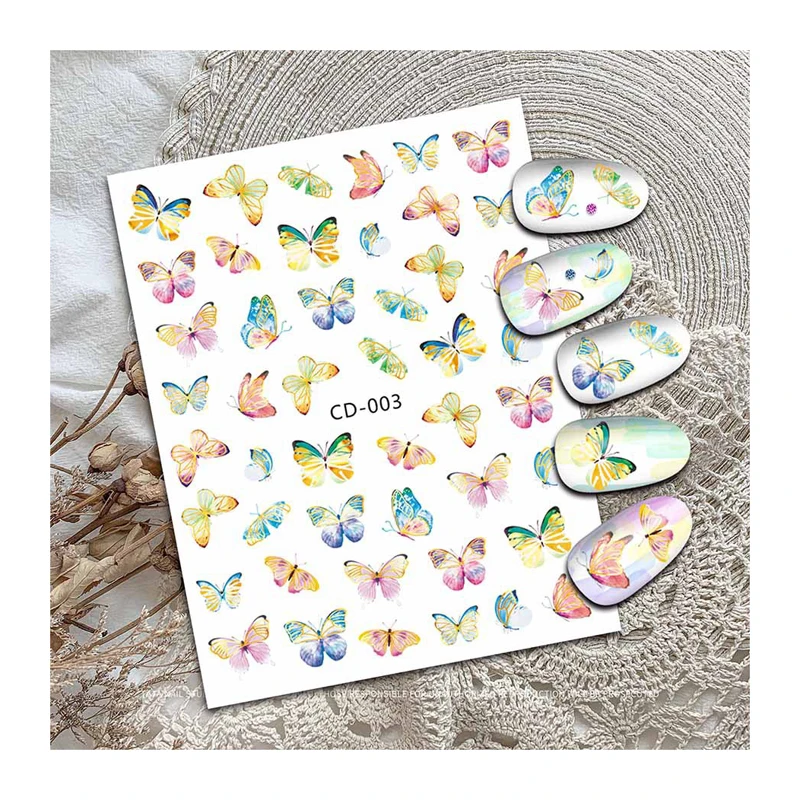10PCS Flower Nail Art New Flower Leaf Butterfly Nail Art Design Decorative Decal Accessories Sticker CD001-008
10PCS Flower Nail Art New Flower Leaf Butterfly Nail Art Design Decorative Decal Accessories Sticker CD001-008
