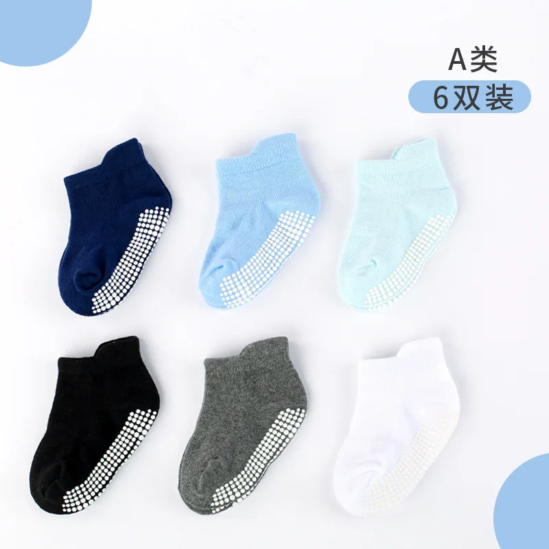 6 Pairs Non-Slip Glue Baby Socks Spring Summer Fall Children Floor Socks Newborn Boat Socks Combination Wholesale
6 Pairs Non-Slip Glue Baby Socks Spring Summer Fall Children Floor Socks Newborn Boat Socks Combination Wholesale
