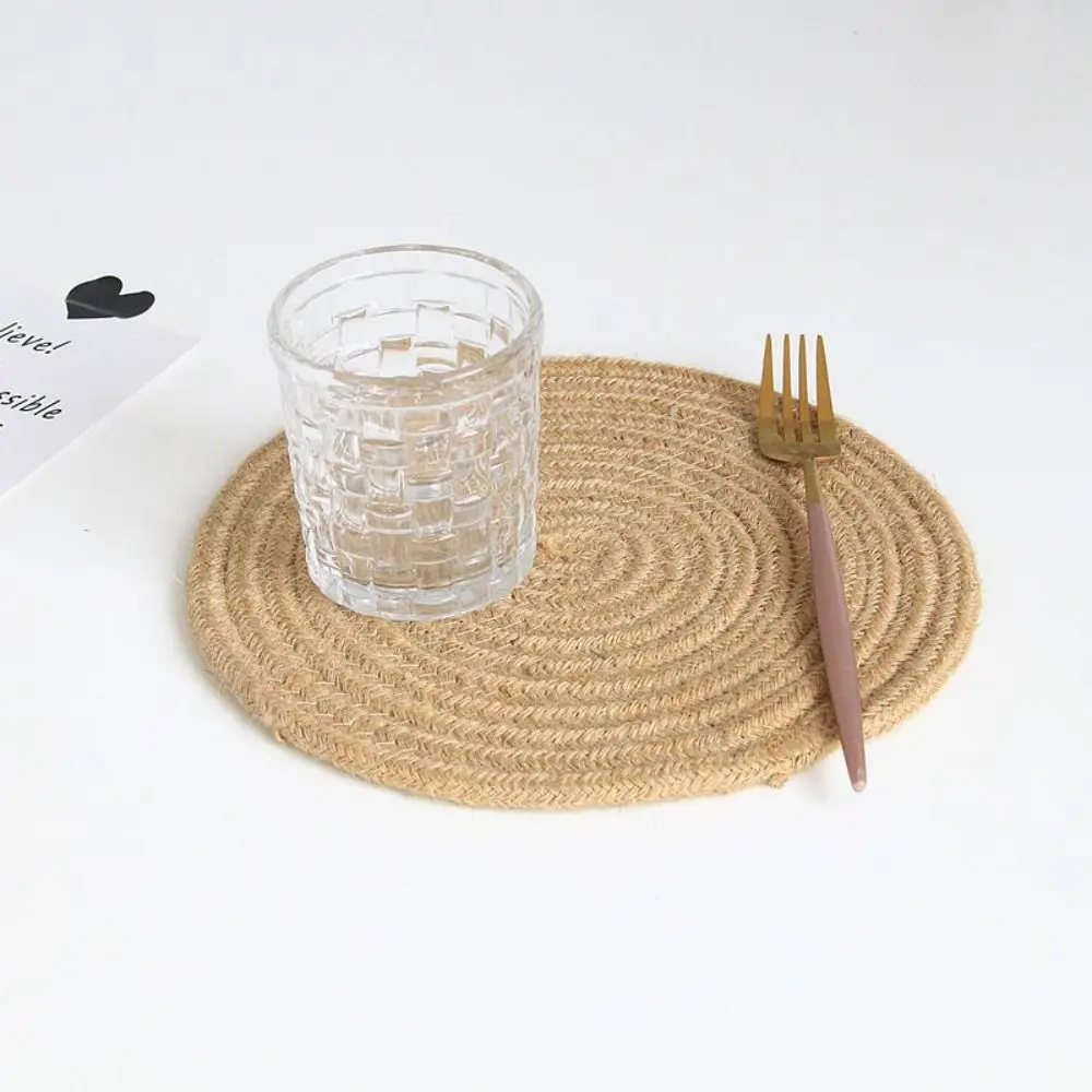 Japanese Jute Placemats Woven Cotton Rope Anti-scalding Placemats Bowl Mats Scandinavian Minimalist Pot Mats Insulated Mats
Japanese Jute Placemats Woven Cotton Rope Anti-scalding Placemats Bowl Mats Scandinavian Minimalist Pot Mats Insulated Mats