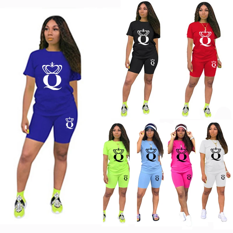 2023 Summer Women Suit Two Piece Top + Slim Shorts Daily Casual Tracksuits Outfits T Shirts Jogging Sexy Queen Women Short Sets
2023 Summer Women Suit Two Piece Top + Slim Shorts Daily Casual Tracksuits Outfits T Shirts Jogging Sexy Queen Women Short Sets