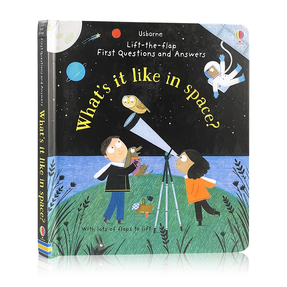 What's It Like In Space Lift The Flap Usborne Books for Kids Early Childhood Education English Picture Book Science Knowledge
What's It Like In Space Lift The Flap Usborne Books for Kids Early Childhood Education English Picture Book Science Knowledge