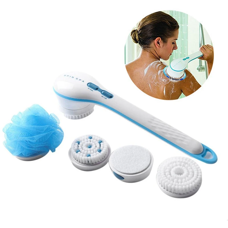 Electric Bath Brush 5 In 1 Long Handle Shower Body Brush Handheld Household Waterproof Rechargeable Massage Brush for Cleaning
Electric Bath Brush 5 In 1 Long Handle Shower Body Brush Handheld Household Waterproof Rechargeable Massage Brush for Cleaning