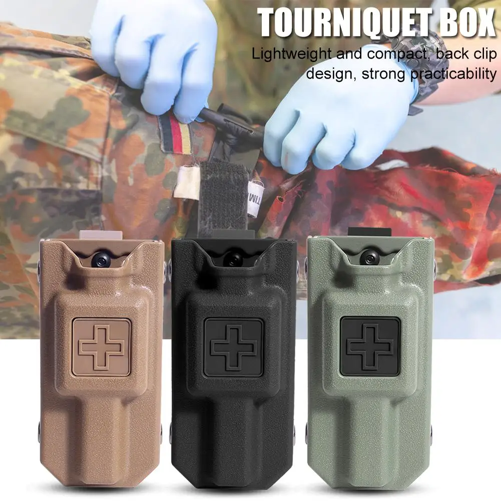 Outdoor Hunting Tourniquet Case MOLLE EMT Tourniquet Storage Bag Box Holder Case for Outdoor Sport Khaki/Black/Army Green
Outdoor Hunting Tourniquet Case MOLLE EMT Tourniquet Storage Bag Box Holder Case for Outdoor Sport Khaki/Black/Army Green