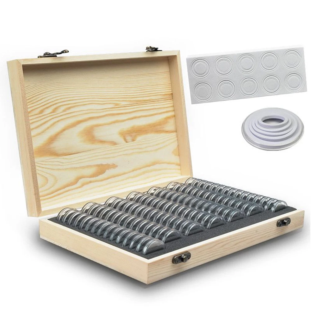 Selling Wooden Coins Display Storage Box Functional Solid Round Storage Case For Collectible Coin Wooden Commemorative Storage
Selling Wooden Coins Display Storage Box Functional Solid Round Storage Case For Collectible Coin Wooden Commemorative Storage