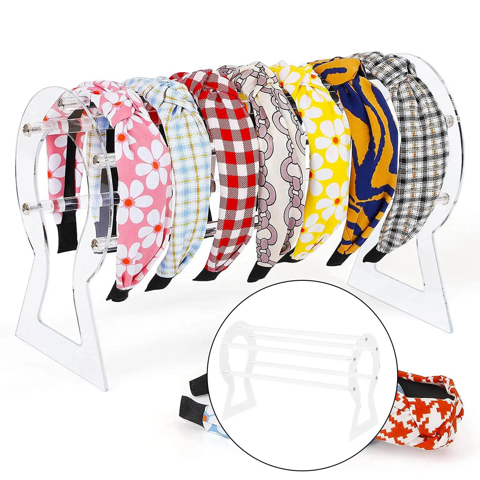 Transparent Headband Holder Detachable Partition Acrylic for Organizer Girls
Transparent Headband Holder Detachable Partition Acrylic for Organizer Girls