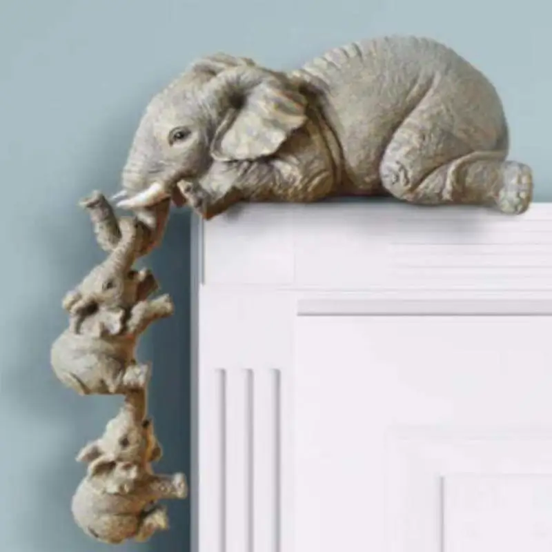 Elephant Resin Ornaments Three-piece Decorations 3 Elephant Mothers and Two Babies Hanging on The Edge of Handicraft Statues
Elephant Resin Ornaments Three-piece Decorations 3 Elephant Mothers and Two Babies Hanging on The Edge of Handicraft Statues