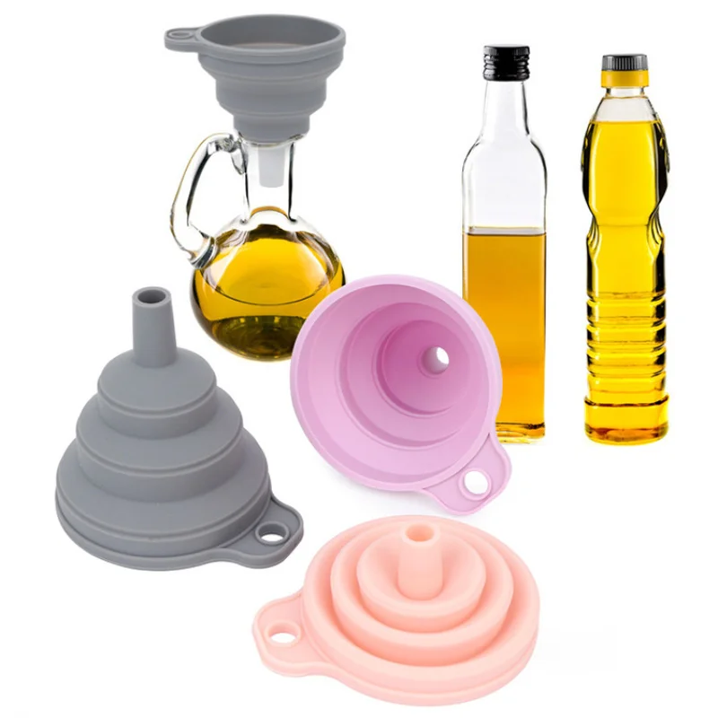 Funnel Foldable Silicone Collapsible Kitchen Funnel Portable Mini Funnels Kitchen Cooking Tools for Fuel Hopper Beer Oil Wine
Funnel Foldable Silicone Collapsible Kitchen Funnel Portable Mini Funnels Kitchen Cooking Tools for Fuel Hopper Beer Oil Wine