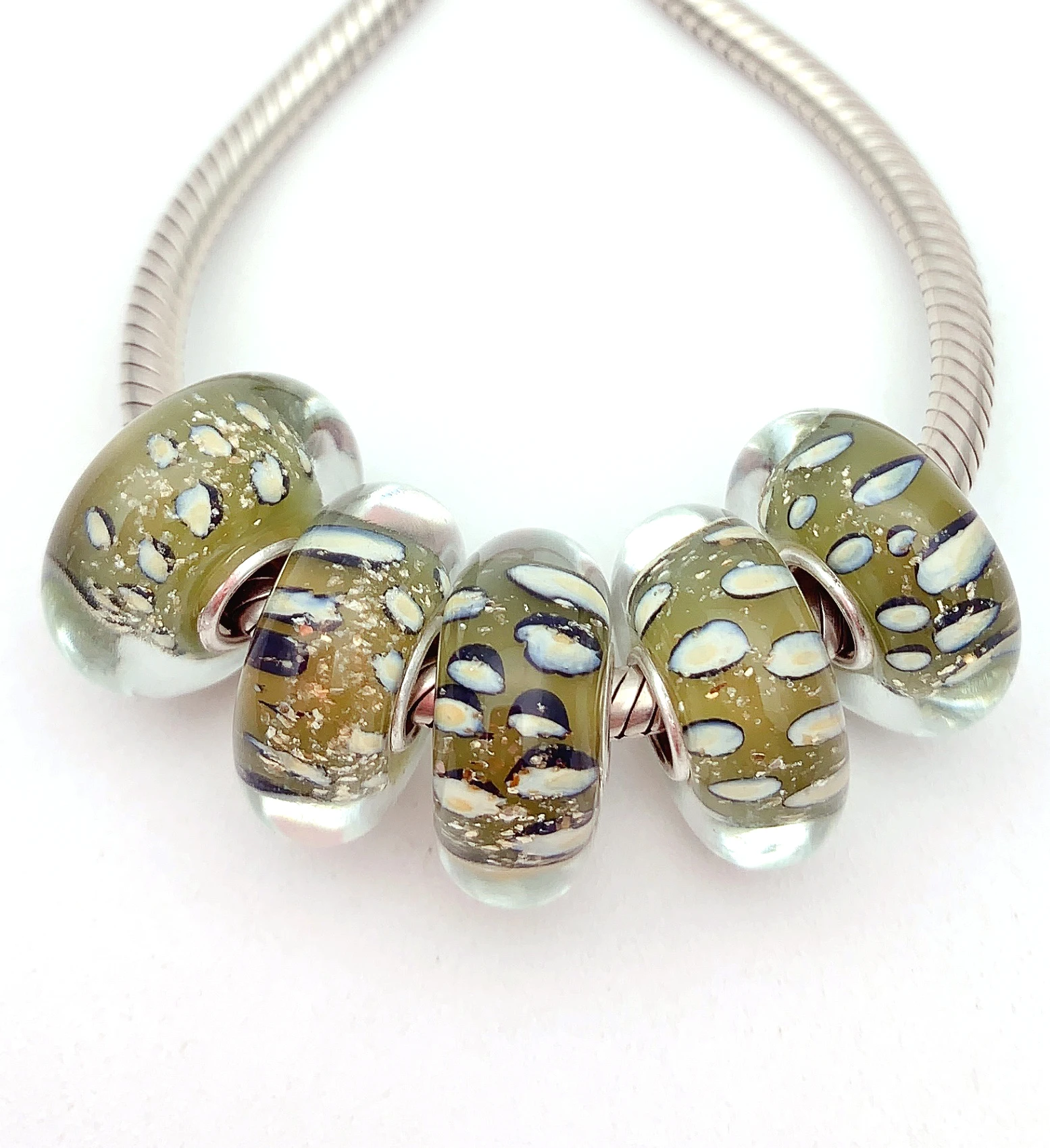 YG311 5X 100% Authenticity S925 Sterling Silver Beads Murano Glassbeads NEW Fit European Charms Bracelet Diy Jewelry Lampwork
YG311 5X 100% Authenticity S925 Sterling Silver Beads Murano Glassbeads NEW Fit European Charms Bracelet Diy Jewelry Lampwork