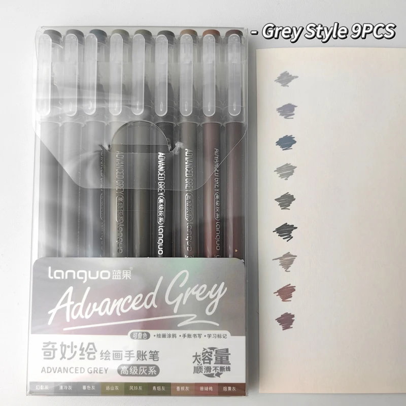 Комплект из 9 гелевых ручек Morandi
Комплект из 9 гелевых ручек Morandi