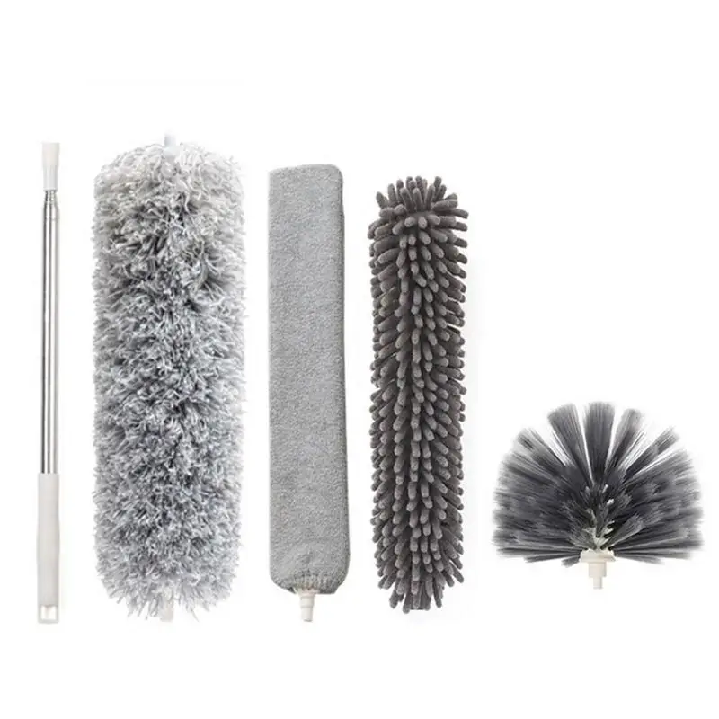 Retractable Microfiber Duster Detachable Cobweb Cleaning Kit Reusable Bendable Long Handle Feather Duster Kit for Home and Cars
Retractable Microfiber Duster Detachable Cobweb Cleaning Kit Reusable Bendable Long Handle Feather Duster Kit for Home and Cars