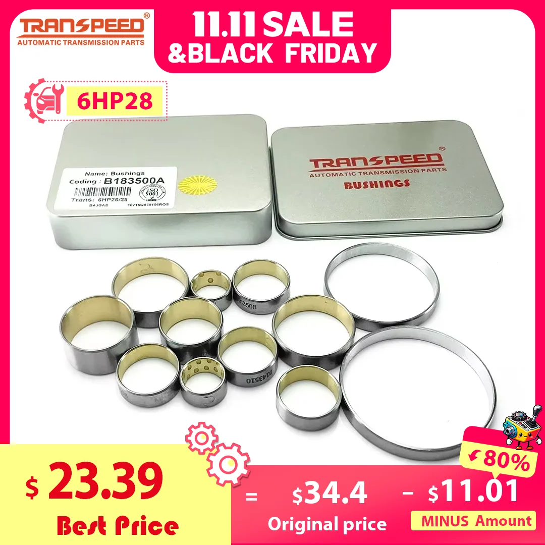 Комплект втулок TRANSPEED 6HP28, ремонтный комплект для автоматической коробки передач, автомобильные аксессуары 6HP26 6R80 для BMW Jaguar CABRIOLET Land Rover Alpina
Комплект втулок TRANSPEED 6HP28, ремонтный комплект для автоматической коробки передач, автомобильные аксессуары 6HP26 6R80 для BMW Jaguar CABRIOLET Land Rover Alpina