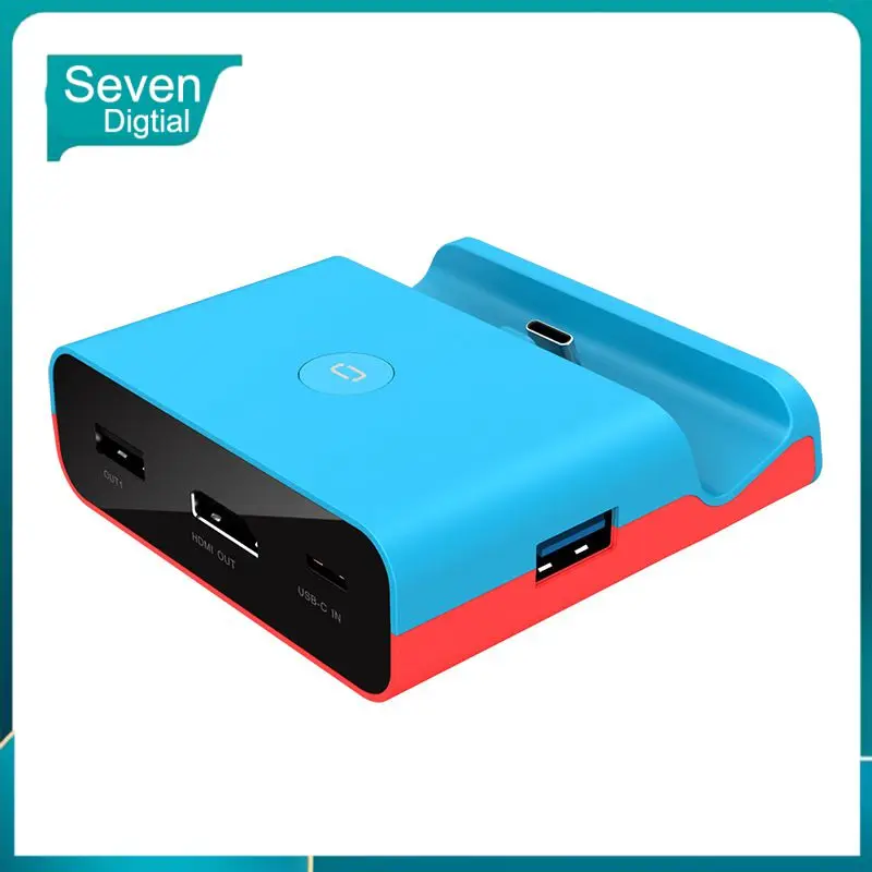 1080p Lightweight Game Charging Dock Multiple Output Ports Charging Dock Portable Practical Charger Base Stand Game Accessories
1080p Lightweight Game Charging Dock Multiple Output Ports Charging Dock Portable Practical Charger Base Stand Game Accessories