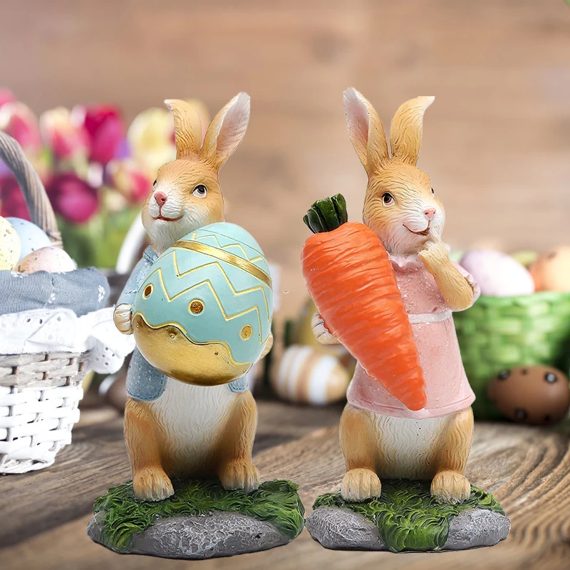 New Resin Bunny Ornament Easter Crafts Bunny Rabbit Decoration Party Garden Wedding Holiday Ornament Photo Prop Birthday Gift
New Resin Bunny Ornament Easter Crafts Bunny Rabbit Decoration Party Garden Wedding Holiday Ornament Photo Prop Birthday Gift