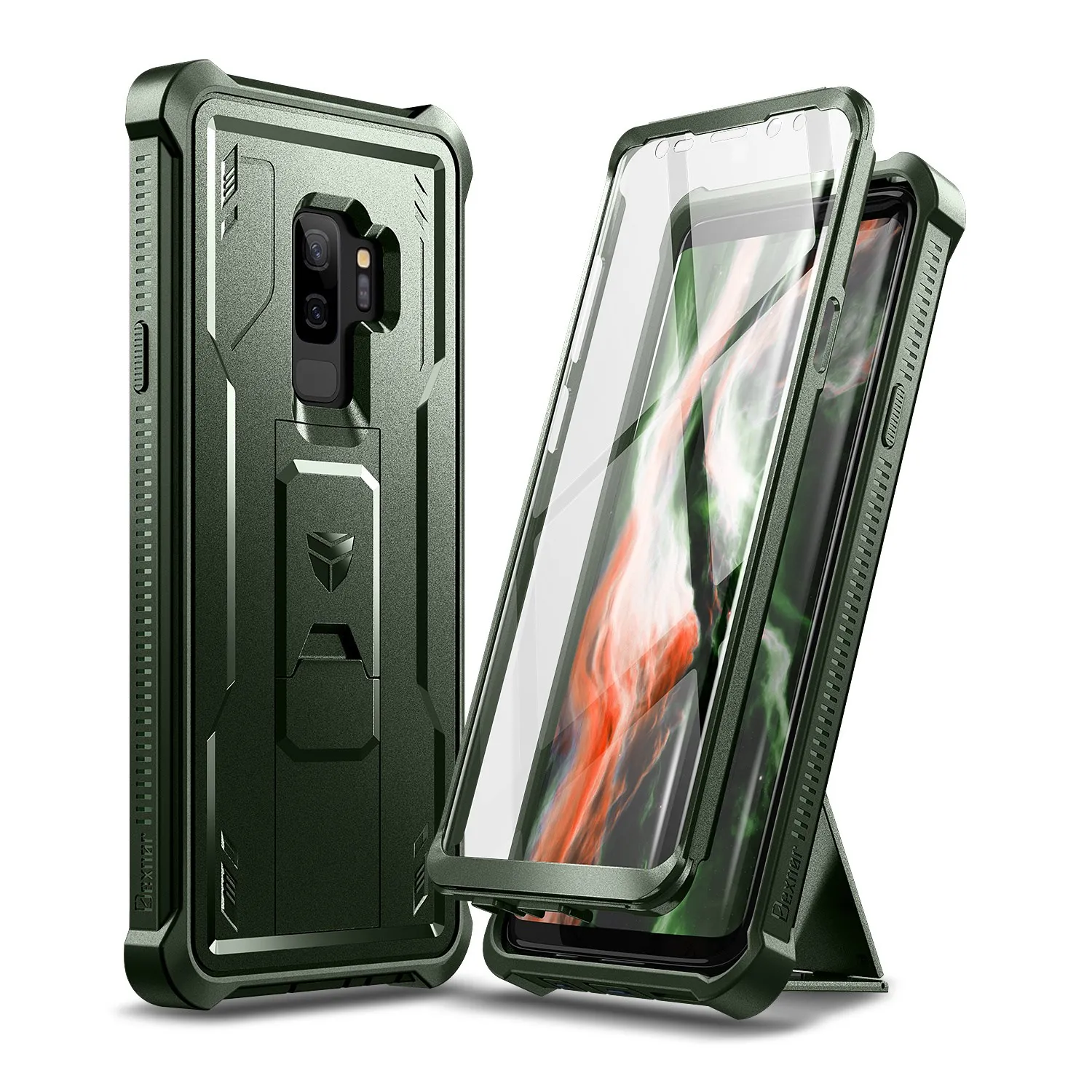 2 In 1 Bumper Grade Shockproof Cover With Built-in Screen Film 360 Protection Hard Case With Bracket For Samsung Galaxy S9 Plus
2 In 1 Bumper Grade Shockproof Cover With Built-in Screen Film 360 Protection Hard Case With Bracket For Samsung Galaxy S9 Plus