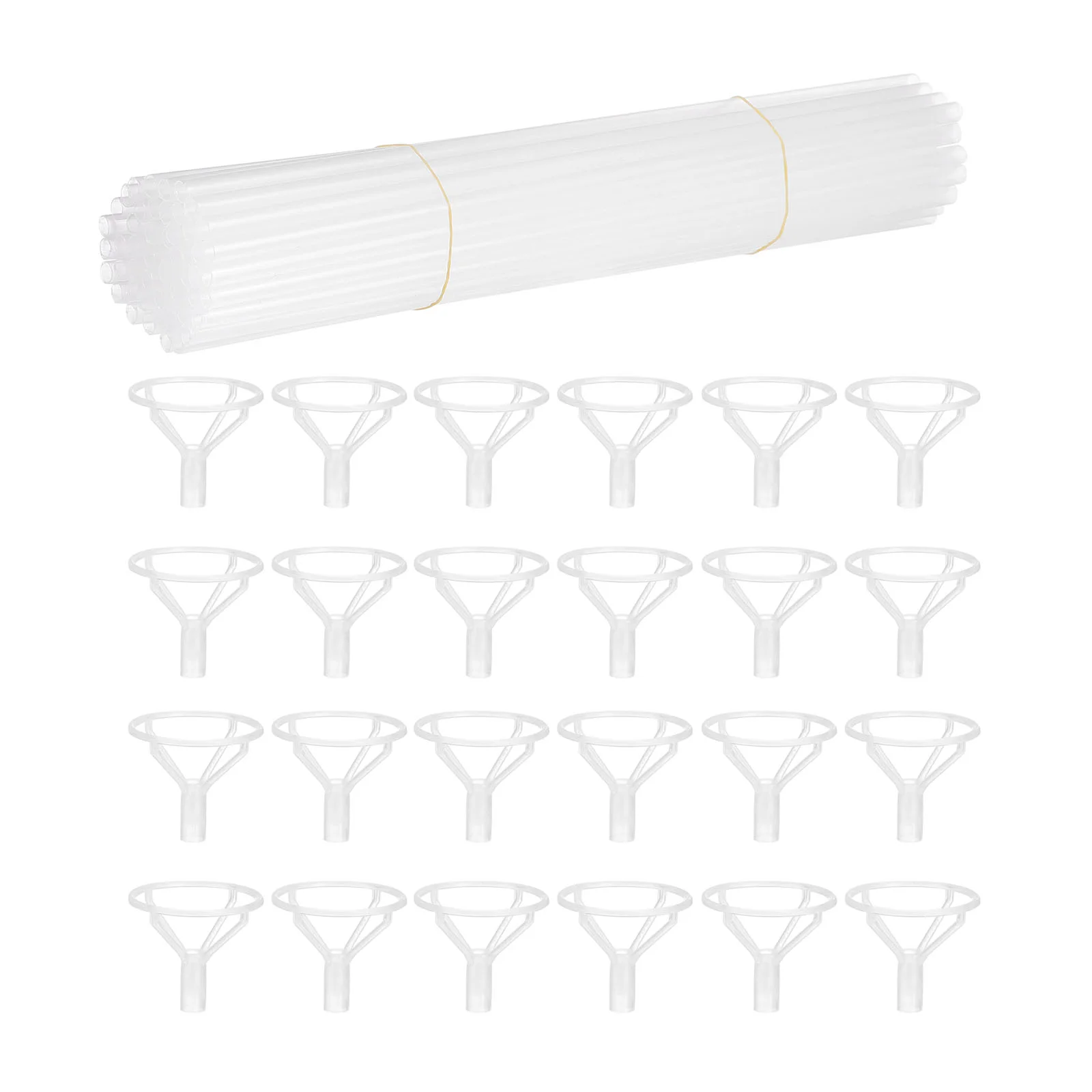 50 Pcs Clear Balloon Sticks Plastic White Column Stand Balloons Base Cups Stands Pole Holder
50 Pcs Clear Balloon Sticks Plastic White Column Stand Balloons Base Cups Stands Pole Holder