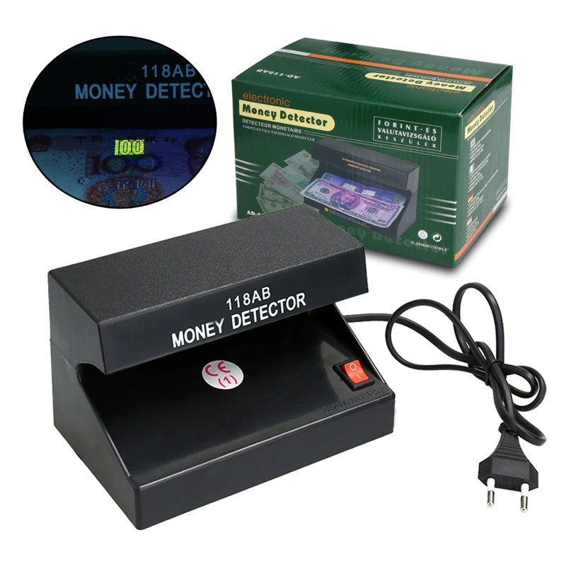118AB 4W Banknote Detector Single Purple Light Small Currency Bill Checker Test
118AB 4W Banknote Detector Single Purple Light Small Currency Bill Checker Test