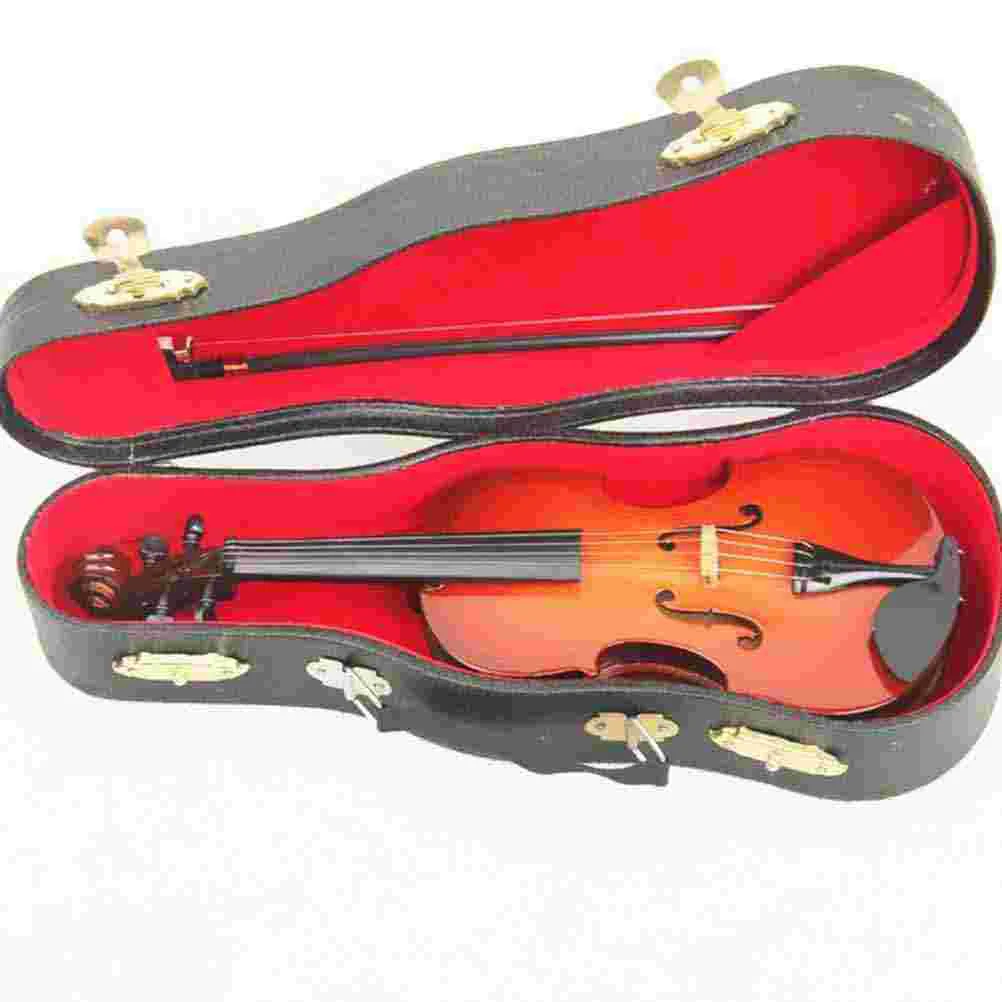 Mini Musical Instrument Model Violin Crafts Desktop Decoration Photography Props Brown (10cm)
Mini Musical Instrument Model Violin Crafts Desktop Decoration Photography Props Brown (10cm)
