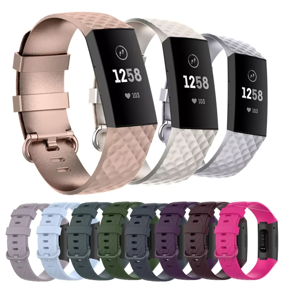 Quality Watch Strap For Fitbit Charge 4 Bracelet Sport Watch Bands Silicone Wristband For Fitbit Charge 3/3 SE Accessories
Quality Watch Strap For Fitbit Charge 4 Bracelet Sport Watch Bands Silicone Wristband For Fitbit Charge 3/3 SE Accessories