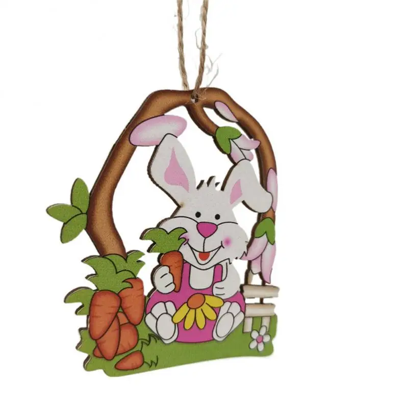Wooden Handicraft Pendant Creative Easter Cartoon Spit Home Decoration Pendant 2023 
Wooden Handicraft Pendant Creative Easter Cartoon Spit Home Decoration Pendant 2023