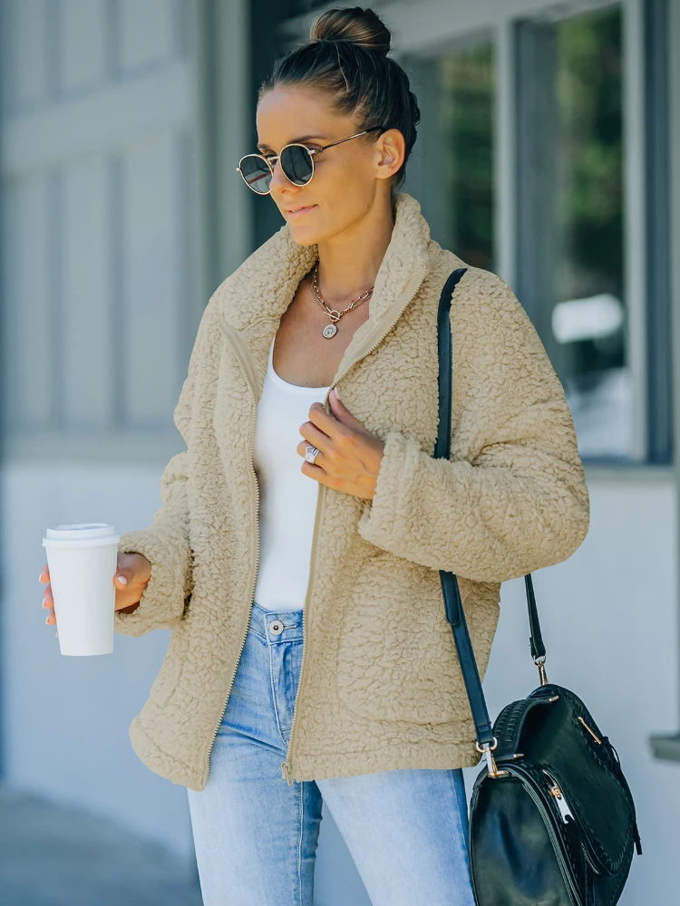Long Sleeve Elegant Casual Wool Women Autumn Winter Solid Color Sweet V Neck Korean Loose Vintage Fashion Long Coat Blends 2022
Long Sleeve Elegant Casual Wool Women Autumn Winter Solid Color Sweet V Neck Korean Loose Vintage Fashion Long Coat Blends 2022