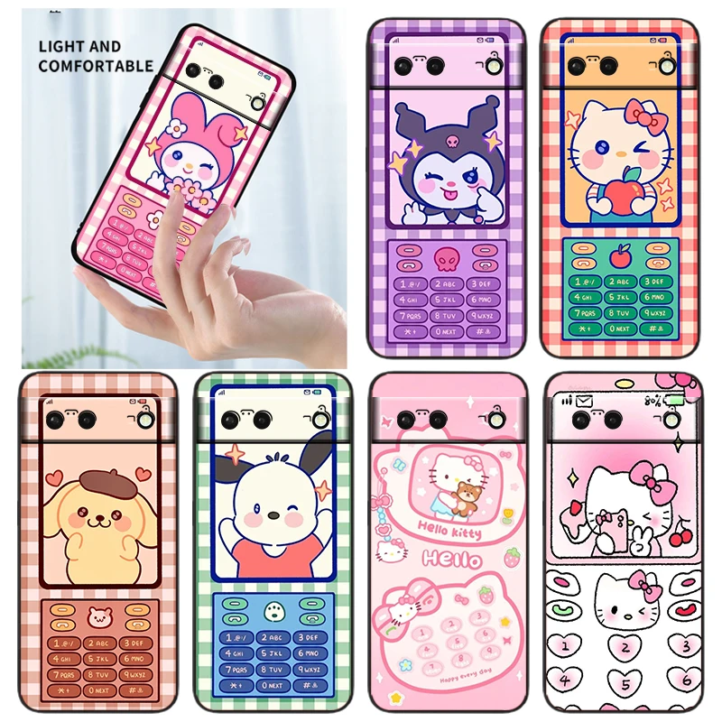 Nokia Sanrio Melody Kulomi Phone Case For Google Pixel 7 6 Pro 6A 5A 5 4 4A XL 5G Black Shell Soft TPU Cover Fundas Coque Capa
Nokia Sanrio Melody Kulomi Phone Case For Google Pixel 7 6 Pro 6A 5A 5 4 4A XL 5G Black Shell Soft TPU Cover Fundas Coque Capa