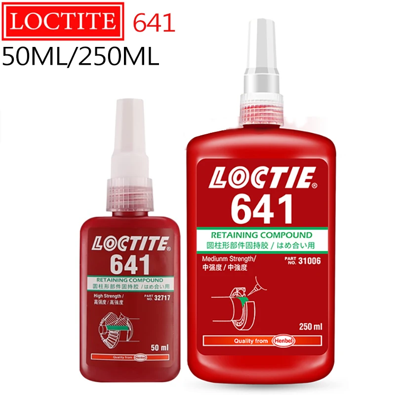 50 мл/250 мл, Loctite 641, цилиндрическая часть, удерживающий клей, анаэробный, средней прочности, легко удаляемый подшипник в сборе, крепежный клей
50 мл/250 мл, Loctite 641, цилиндрическая часть, удерживающий клей, анаэробный, средней прочности, легко удаляемый подшипник в сборе, крепежный клей