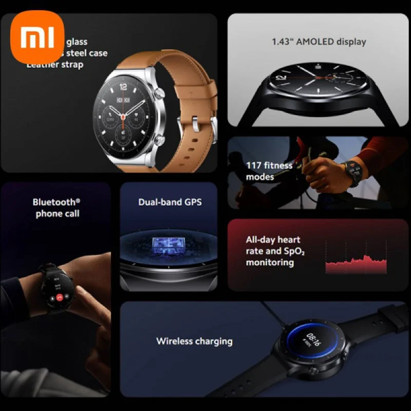 Xiaomi Mi Watch S1 Smartwatch AMOLED display 12 Days Battery Life Wireless Charging Bluetooth™ Answer Call Wrist Watch
Xiaomi Mi Watch S1 Smartwatch AMOLED display 12 Days Battery Life Wireless Charging Bluetooth™ Answer Call Wrist Watch