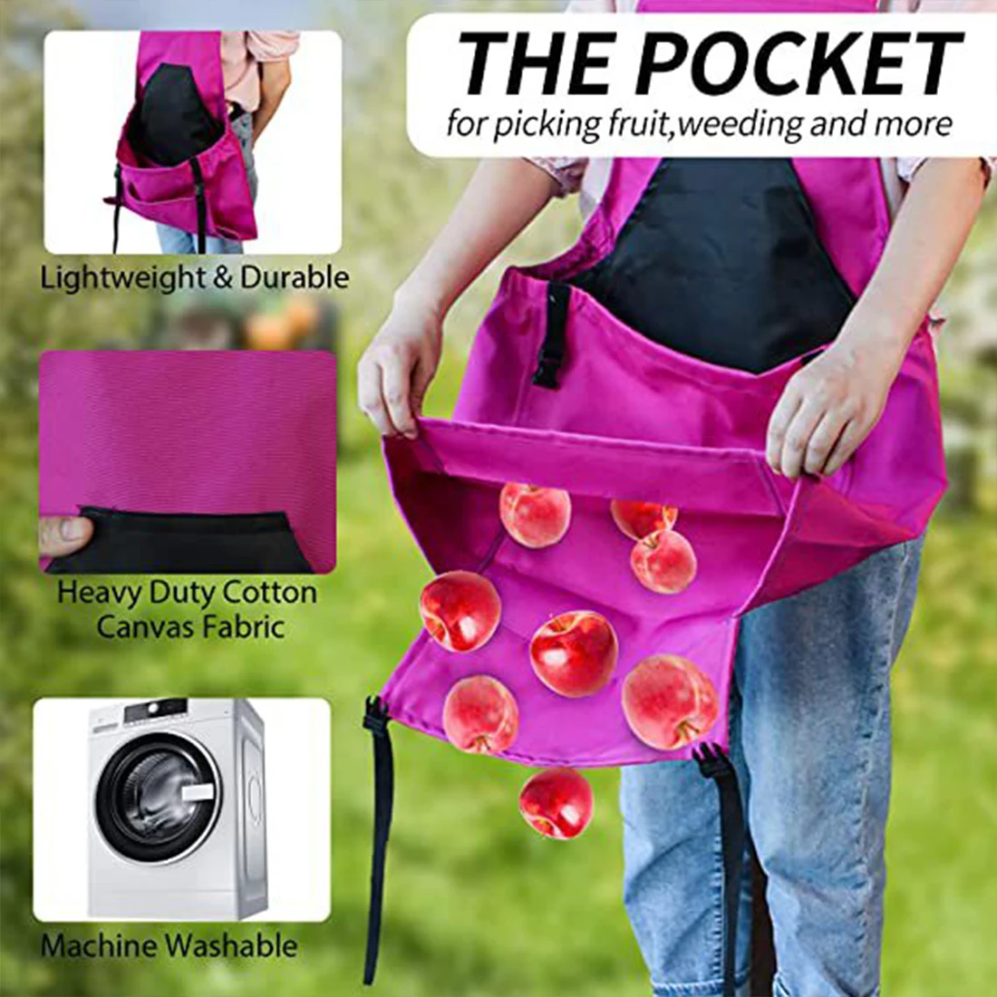 Waterproof Large Pocket Oxford Cloth Pick Fruits Vegetables Florists Backpack Type Tools Garden Accessories Storage Bag Apron
Waterproof Large Pocket Oxford Cloth Pick Fruits Vegetables Florists Backpack Type Tools Garden Accessories Storage Bag Apron