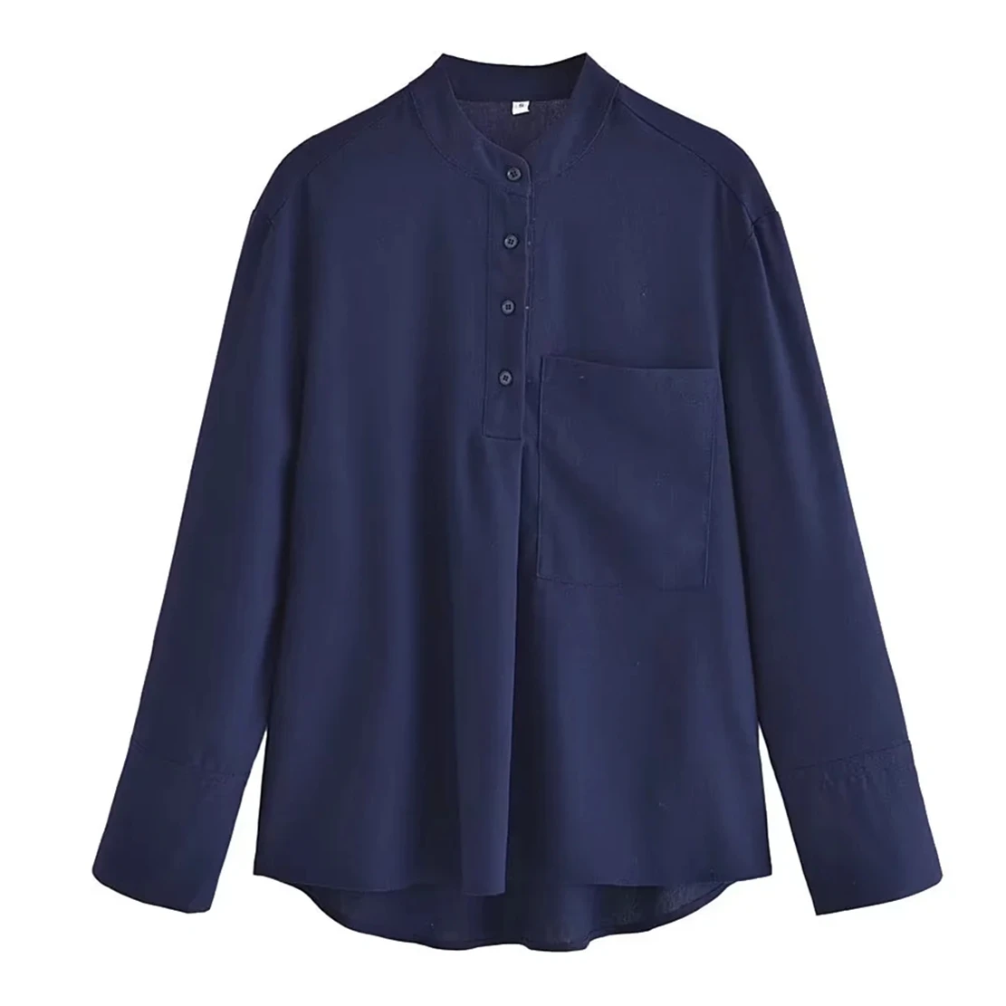 Jenny&Dave Japanese Style Simple Stand Collar Cotton Linen Shirt Pockets Casual Blouse Women
Jenny&Dave Japanese Style Simple Stand Collar Cotton Linen Shirt Pockets Casual Blouse Women