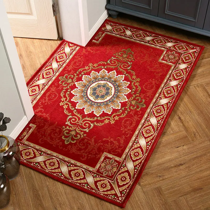 Entrance Doormat Classic European Exquisite Jacquard Carpet Wear-resistant and Dirt-removing Mat Dornier Absorbent Non-slip Rug
Entrance Doormat Classic European Exquisite Jacquard Carpet Wear-resistant and Dirt-removing Mat Dornier Absorbent Non-slip Rug
