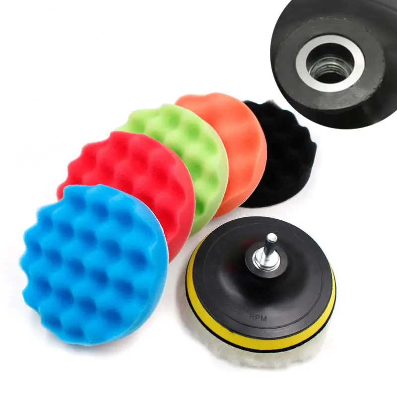 8PCS 3inch Car Polishing Disc 11Pcs/Set Self-Adhesive Buffing Waxing Sponge Wool Wheel Polishing Pad For Car Polisher Drill Adap
8PCS 3inch Car Polishing Disc 11Pcs/Set Self-Adhesive Buffing Waxing Sponge Wool Wheel Polishing Pad For Car Polisher Drill Adap