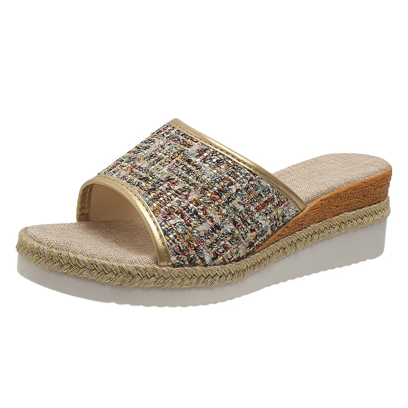 Wedges Women Slippers Summer New Mid Heels Open Toe Women Shoes Casual Sport Beach Dress Sandals Flip Flop Walking Ladies Slides
Wedges Women Slippers Summer New Mid Heels Open Toe Women Shoes Casual Sport Beach Dress Sandals Flip Flop Walking Ladies Slides