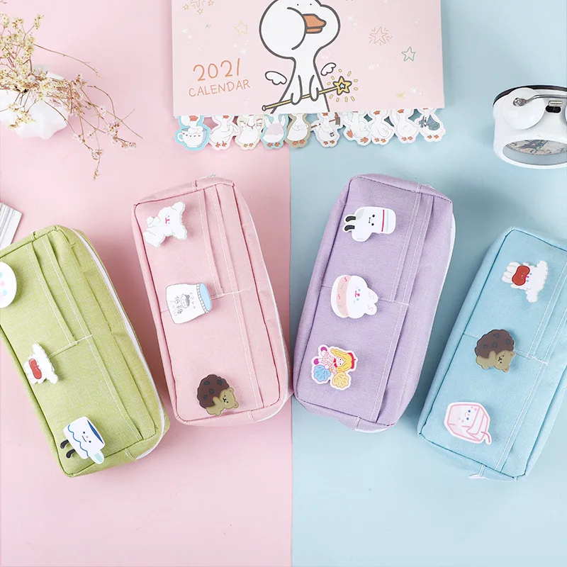 Large Capacity Cartoon Stationery Box Pencil Case Cute Cartoon Pen Holder Storage Box Kawaii School Pencil Cases Organizer
Large Capacity Cartoon Stationery Box Pencil Case Cute Cartoon Pen Holder Storage Box Kawaii School Pencil Cases Organizer