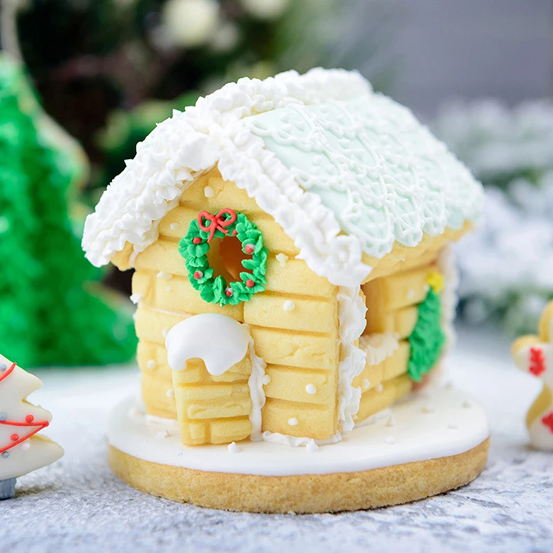 6Pcs Plastic Cookie Cutter Set 3D Christmas Gingerbread House Mould DIY Biscuit Mold Pastry Cake Stamp Baking Tools Accessories
6Pcs Plastic Cookie Cutter Set 3D Christmas Gingerbread House Mould DIY Biscuit Mold Pastry Cake Stamp Baking Tools Accessories