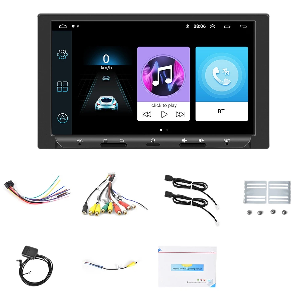 7 inch Universal Car Radio 2 Din Carplay Android Auto for-Nissan Toyota MP5 Player Multimedia Player C
7 inch Universal Car Radio 2 Din Carplay Android Auto for-Nissan Toyota MP5 Player Multimedia Player C