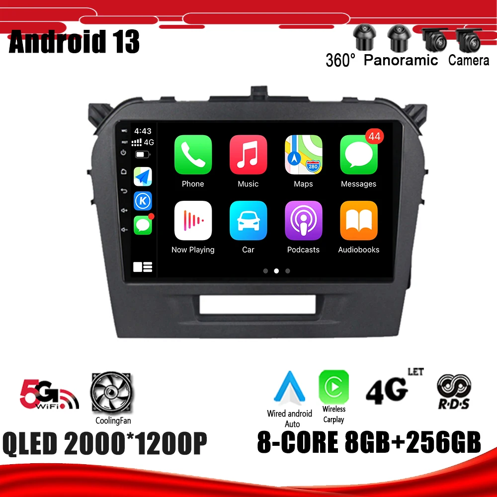 For Suzuki Vitara 2017 2018 2019 2020 Car Radio Multimedia Player Navigation GPS DSP Carplay WIFI Android 13
For Suzuki Vitara 2017 2018 2019 2020 Car Radio Multimedia Player Navigation GPS DSP Carplay WIFI Android 13