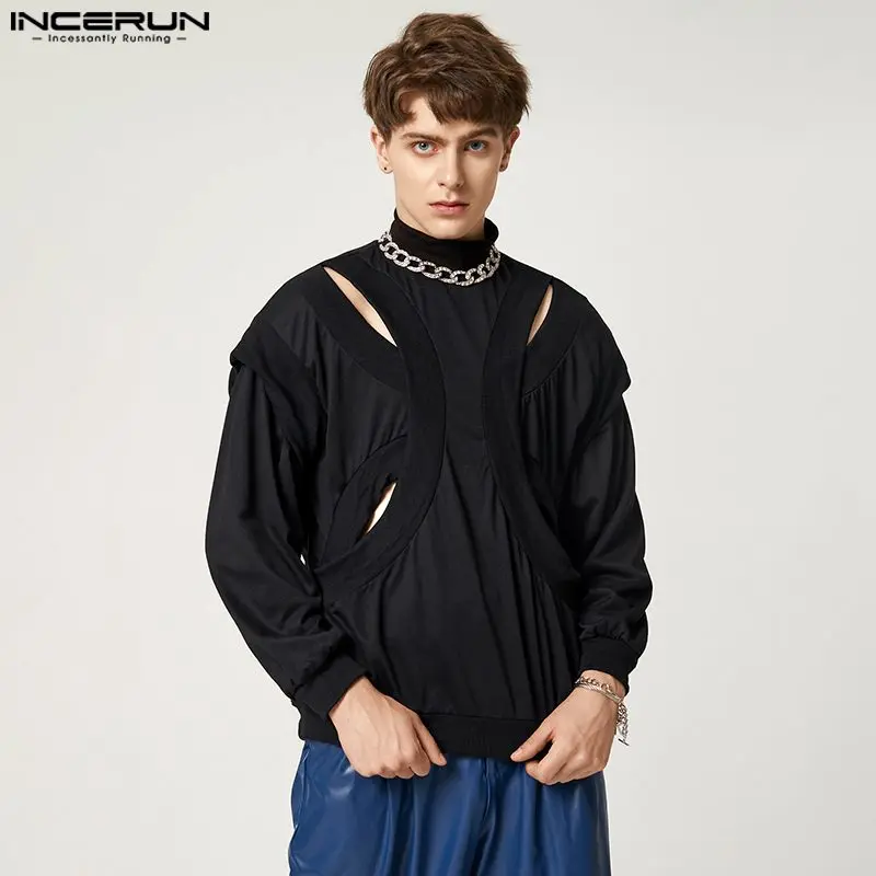 Новинка, мужские толстовки в американском стиле, имитация двух частей, полый мужской свободный трикотажный свитер с длинными рукавами
Новинка, мужские толстовки в американском стиле, имитация двух частей, полый мужской свободный трикотажный свитер с длинными рукавами