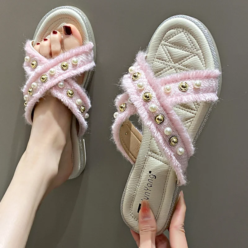 Slippers for Women 2023 New Summer Indoor Shoes Home Casual Slides for Women Cross Ladies Flip Flops Open Toed Zapatos Mujer 
Slippers for Women 2023 New Summer Indoor Shoes Home Casual Slides for Women Cross Ladies Flip Flops Open Toed Zapatos Mujer