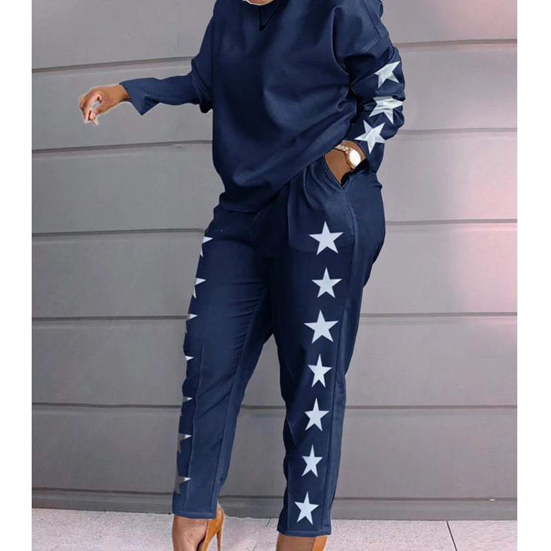 Wepbel Autumn Tracksuits Women 2 Piece Sets Outfits Casual Pencil Pants Sets Long Sleeve Pullovers Sports Workout Wear Autumn
Wepbel Autumn Tracksuits Women 2 Piece Sets Outfits Casual Pencil Pants Sets Long Sleeve Pullovers Sports Workout Wear Autumn