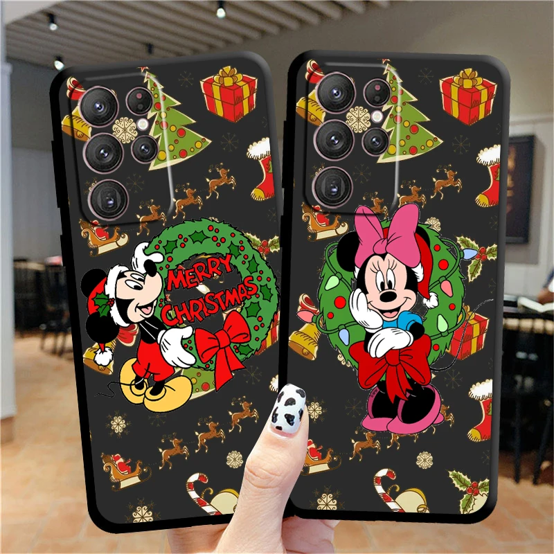 Christmas Couple Mickey Mouse Phone Case For Samsung S23 S22 S21 S20 FE Ultra Pro Lite S10 S9 S8 5G S10E M52 Plus Black Cover
Christmas Couple Mickey Mouse Phone Case For Samsung S23 S22 S21 S20 FE Ultra Pro Lite S10 S9 S8 5G S10E M52 Plus Black Cover