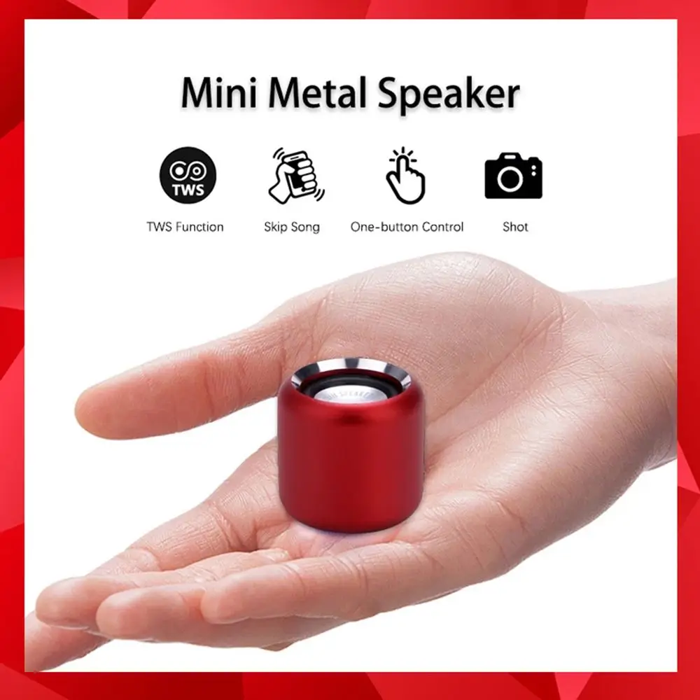 Креативный Беспроводной металлический Hifi стерео сабвуфер мини-динамик s беспроводной Bluetooth-динамик музыкальный плеер
Креативный Беспроводной металлический Hifi стерео сабвуфер мини-динамик s беспроводной Bluetooth-динамик музыкальный плеер