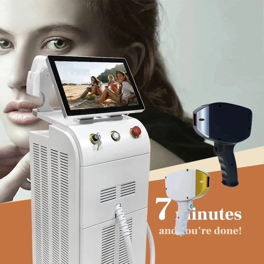 Diode Laser Hair Removal Machine 808 2022 Professional Ice Titanium Facial Painless Electric Epilator Female Epilator
Diode Laser Hair Removal Machine 808 2022 Professional Ice Titanium Facial Painless Electric Epilator Female Epilator