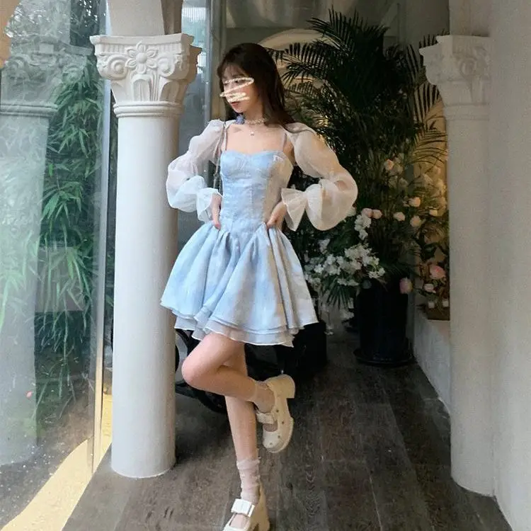 Fishbone Sling for Women Summer New Perfect Birthday Holiday with Bra and Princess Pengpeng Dress
Fishbone Sling for Women Summer New Perfect Birthday Holiday with Bra and Princess Pengpeng Dress