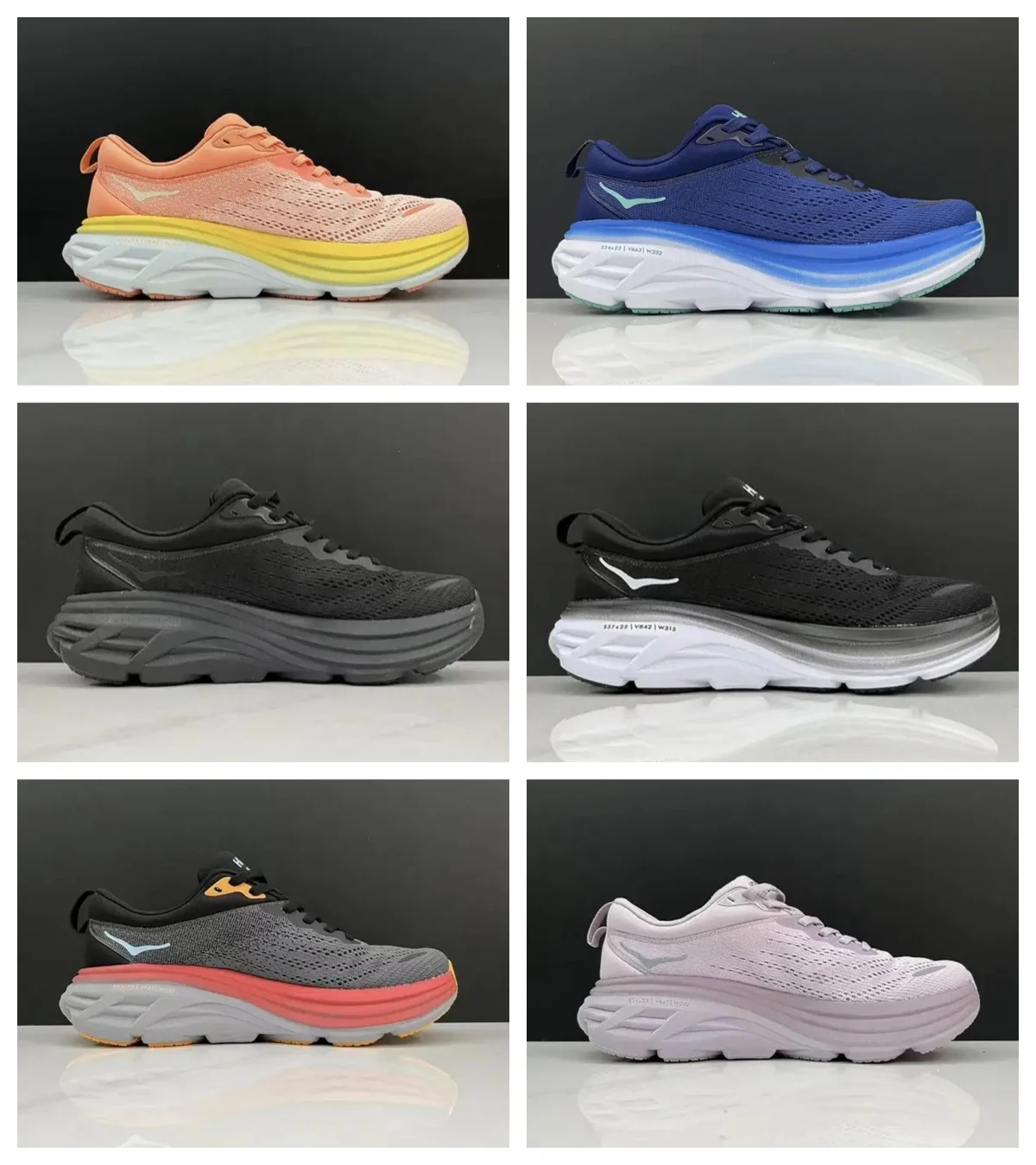 Luxury Designer Bondi 8 Men Women Running Shoes Lightweight Cushioning Marathon Breathable Runner Outdoor Sports Casual Sneakers
Luxury Designer Bondi 8 Men Women Running Shoes Lightweight Cushioning Marathon Breathable Runner Outdoor Sports Casual Sneakers