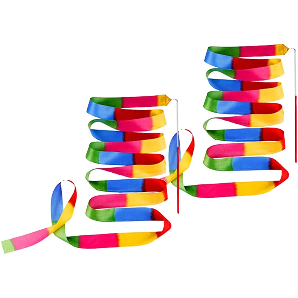 Dance Ribbon Ribbons Gymnastics Kids Colored Rod Dancing Streamers Performing Rhythmiccolorful
Dance Ribbon Ribbons Gymnastics Kids Colored Rod Dancing Streamers Performing Rhythmiccolorful