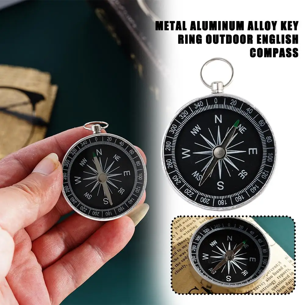 Portable Compass Aluminum Alloy Keychain Camping Trekking Hunting Hiking Survival Compass Navigation For Outdoor Activities N0R9 
Portable Compass Aluminum Alloy Keychain Camping Trekking Hunting Hiking Survival Compass Navigation For Outdoor Activities N0R9