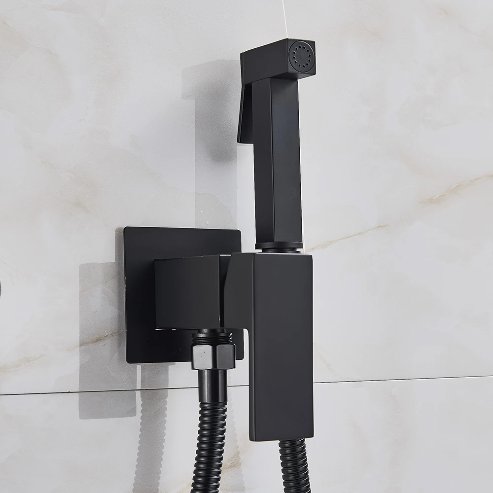 Bidet Faucet Brass Shower Tap Washer Mixer Cold Hot Water Mixer Crane Square Shower Sprayer Head Tap Toilet Faucets
Bidet Faucet Brass Shower Tap Washer Mixer Cold Hot Water Mixer Crane Square Shower Sprayer Head Tap Toilet Faucets