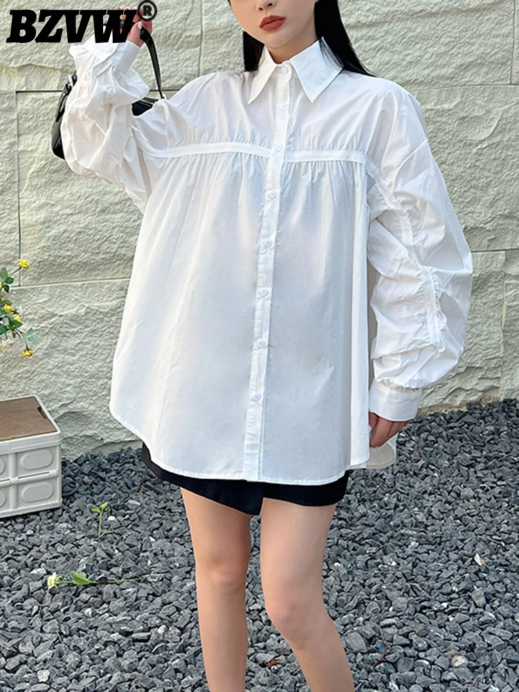 BZVW Loose Puff Long Sleeve Shirts And Blouses Loose Big Size Solid Color Casual Lapel Female Shirt 2023 New Trendy 25X01609
BZVW Loose Puff Long Sleeve Shirts And Blouses Loose Big Size Solid Color Casual Lapel Female Shirt 2023 New Trendy 25X01609