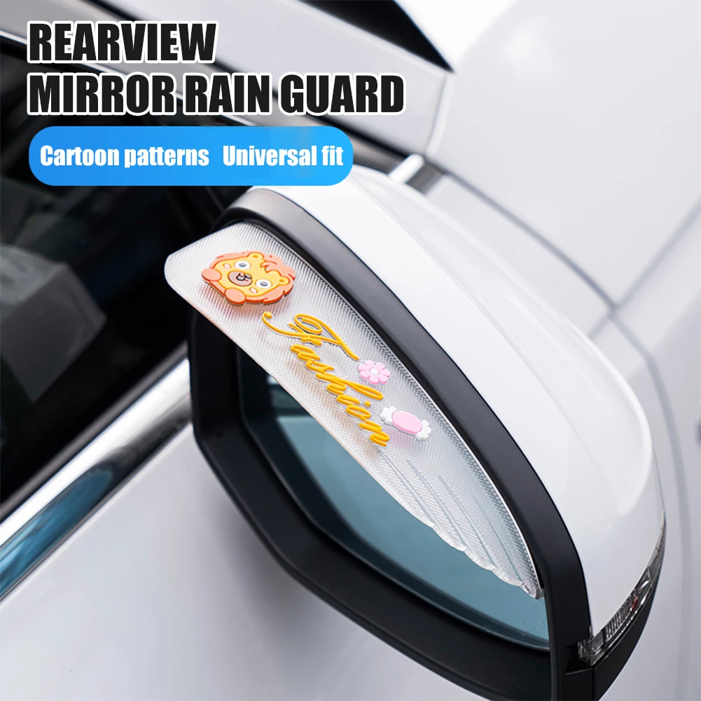 1Pair Universal Car Rearview Mirror Rain Guard Cute Cartoon Mirror Visor Side View Mirror Rain Eyebrow Protector Cars Tucks SUV
1Pair Universal Car Rearview Mirror Rain Guard Cute Cartoon Mirror Visor Side View Mirror Rain Eyebrow Protector Cars Tucks SUV